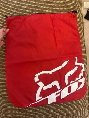 Fox Motocross boot bag red